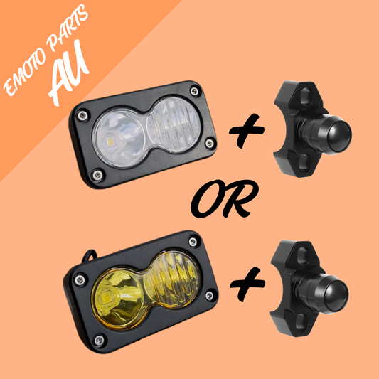 EMoto Headlight + Switch Bundle